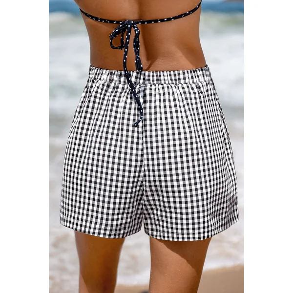 Short à carreaux style casual