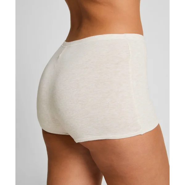 Shorty en coton doux - Beige