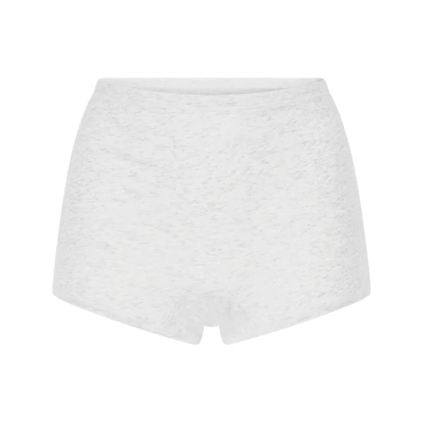 Shorty en coton doux - Gris