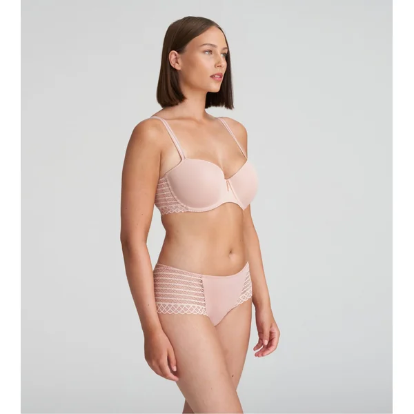 Shorty en dentelle East End Powder Rose