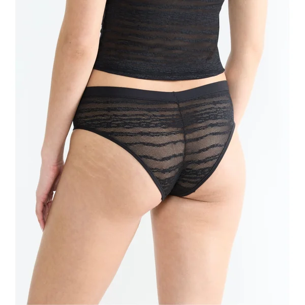 Shorty Hipster en dentelle Free Evolve Sloggi Noir