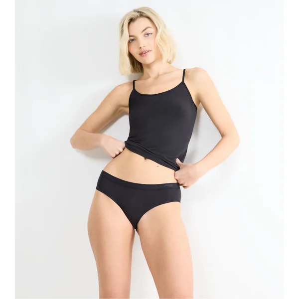 Shorty Hipster en modal Free Evolve Sloggi Noir