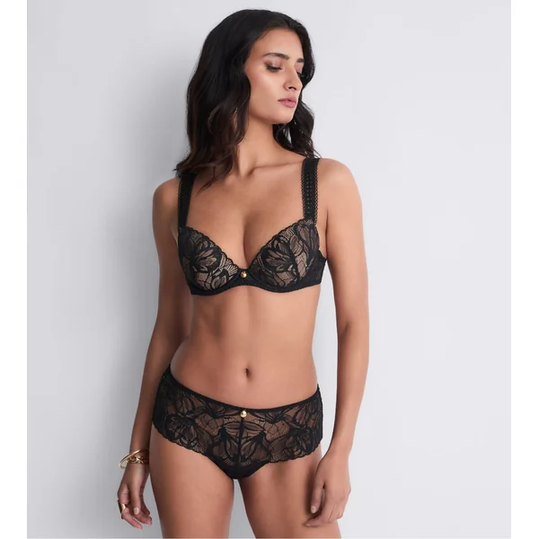 Shorty noir en dentelle After Hours