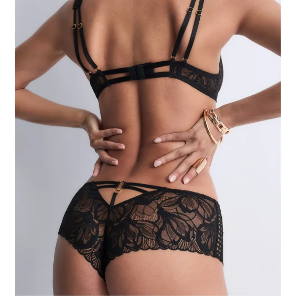 Shorty noir en dentelle After Hours