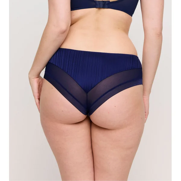 Shorty satiné bleu Knokke Bleu Saphir
