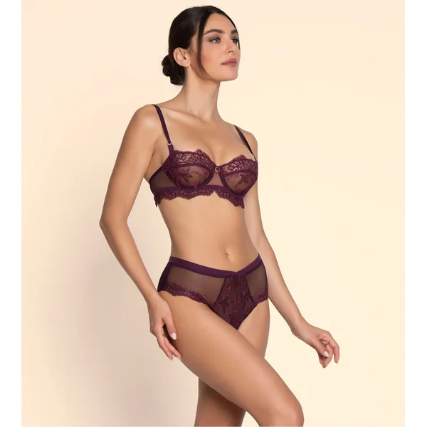 Shorty violet sexy Élégance Artist Orchidée