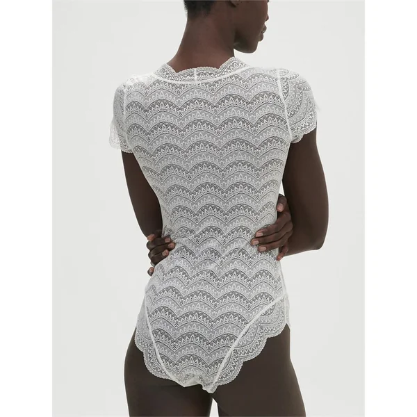 Simone Pérèle - Body en dentelle Naturel Small Karma