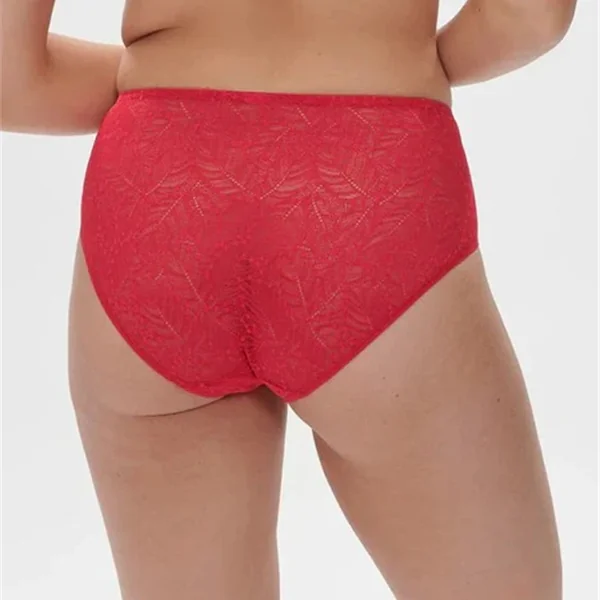Simone Pérèle - Culotte haute en dentelle Rouge L/3 Comète