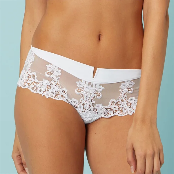 Simone Pérèle - Culotte Shorty Blanc S/1 Saga