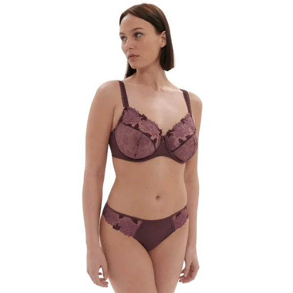 Simone Pérèle - Soutien-Gorge 3 Parties Maintien Ferme avec armatures 34 (75) G Byzantine Dahlia
