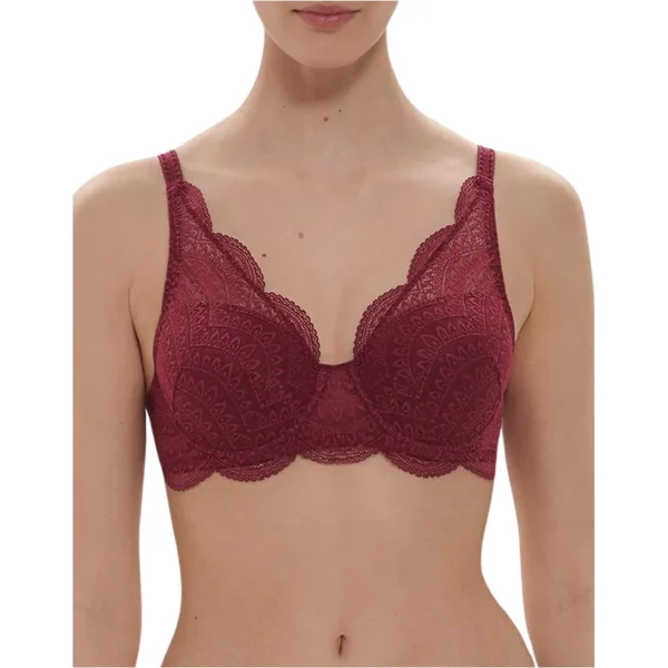 Simone Pérèle - Soutien-gorge padding moulé spacer 3D 38 (85) F Rouge Spinelle Karma