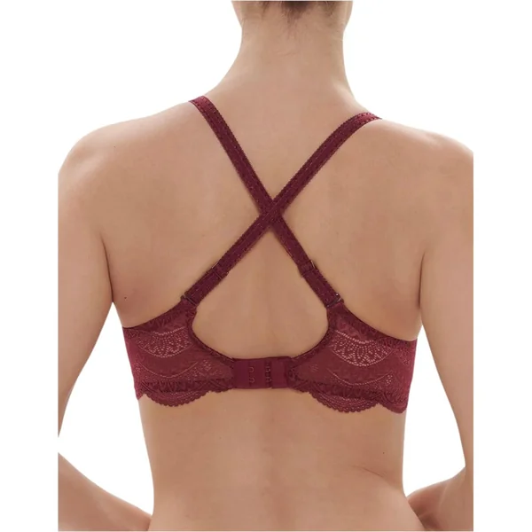 Simone Pérèle - Soutien-gorge padding moulé spacer 3D 38 (85) F Rouge Spinelle Karma