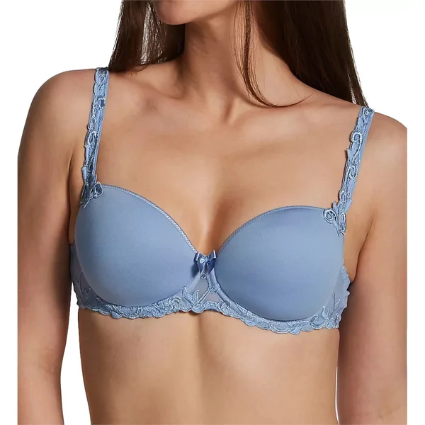 Simone Pérèle - Soutien-gorge spacer décolleté carré 38 (85) E Bleu Rêve Andora