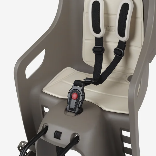 Siège bébé vélo Gruvi BEIGE fixation cadre beige