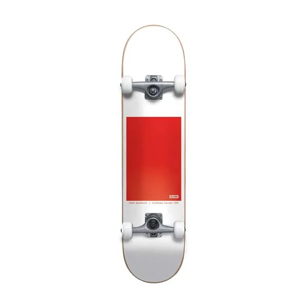 Skate GLOBE G0 Block Serif White/Red 8.0