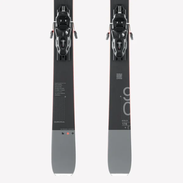 Ski All Mountain avec fixations, Patrol 90, noir