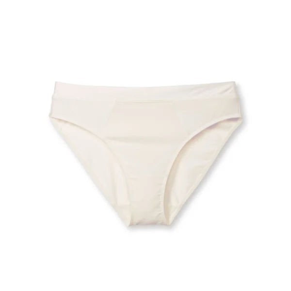 Slip avec bords en satin Cate IVOIRE