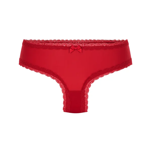 Slip brésilien en forme de V London - Rouge
