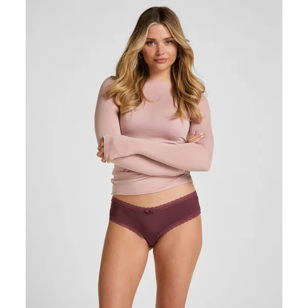 Slip brésilien en forme de V London - Violet