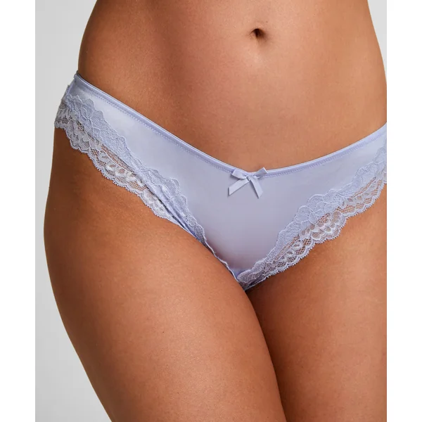 Slip brésilien Lace & Shine - Violet