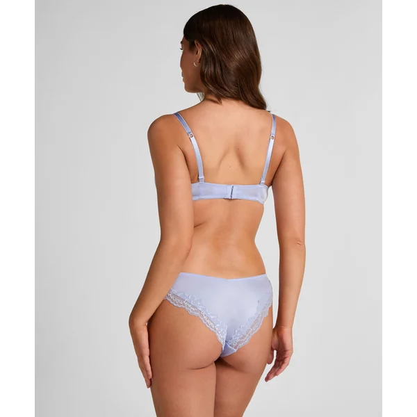 Slip brésilien Lace & Shine - Violet