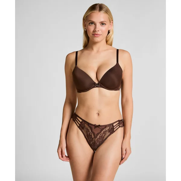 Slip brésilien Lisa - Marron