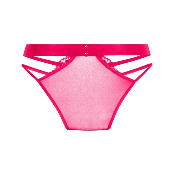 Slip brésilien ouvert à l'entrejambe Emmeline - Rose