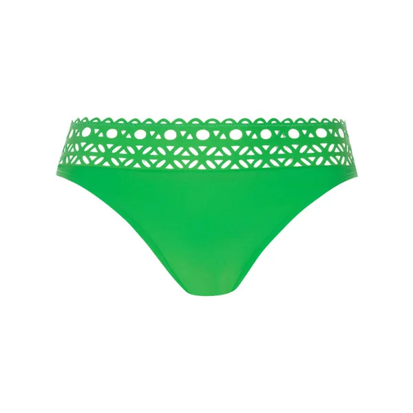 Slip de bain bas Ajourage Couture Anis Ajourage