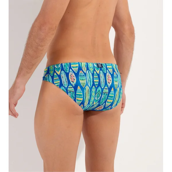 Slip de bain homme imprimé planches de surfs Marbella