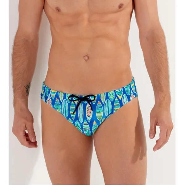 Slip de bain homme imprimé planches de surfs Marbella