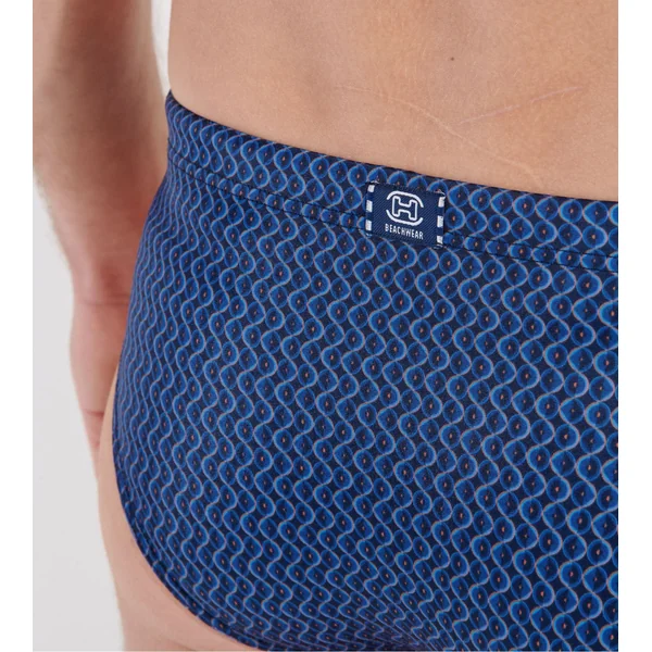 Slip de bain mini Morny Navy Print