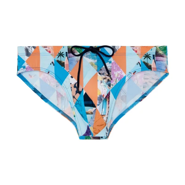 Slip de bain mini PORT CROS Blue Print