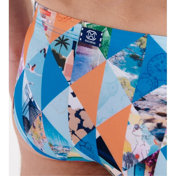 Slip de bain mini PORT CROS Blue Print