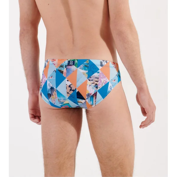 Slip de bain mini PORT CROS Blue Print