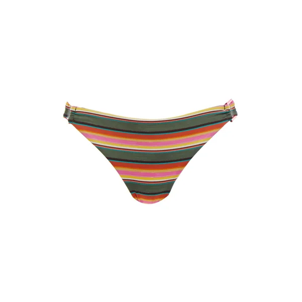 Slip de bain rayé Vaiva Rainbowash Kaki