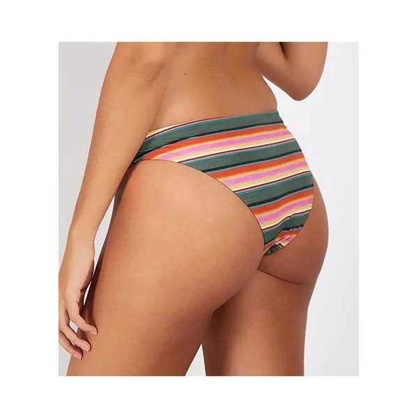 Slip de bain rayé Vaiva Rainbowash Kaki