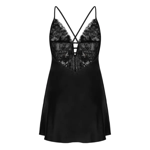 Slip dress Nienke - Noir