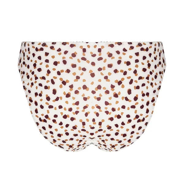 Slip femme imprimé Pépites de Chocolat et dentelle Belle à craquer