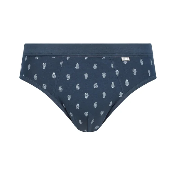Slip homme Noir à motif gouttes Classic Coton