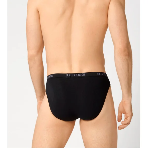Slip Sloggi men Basic Mini NOIR