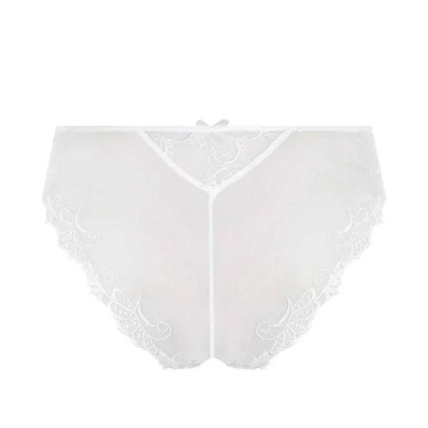 Slip séduction Dressing Floral BLANC