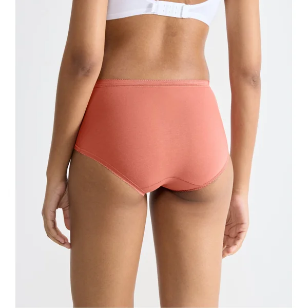 Sloggi Basic+ Midi lot de 4 Multicolore Orange/Bleu