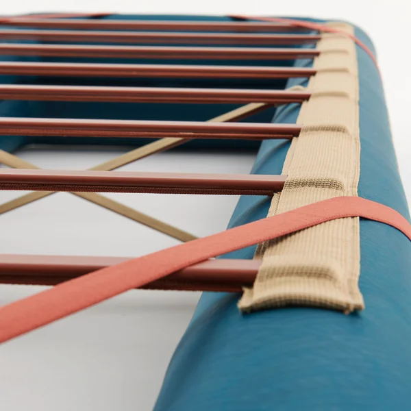 Sommier gonflable de camping 1 personne, 200x70x25 cm, Camp Bed Air