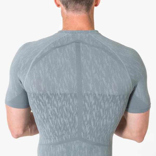 Sous-maillot de foot thermique manches courtes mixte Keepdry gris