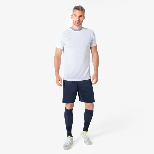 Sous-maillot de foot thermique manches courtes mixte Keepdry gris