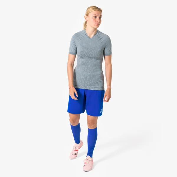 Sous-maillot de foot thermique manches courtes mixte Keepdry gris