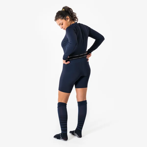 Sous-short de foot mixte Keepdry light marine