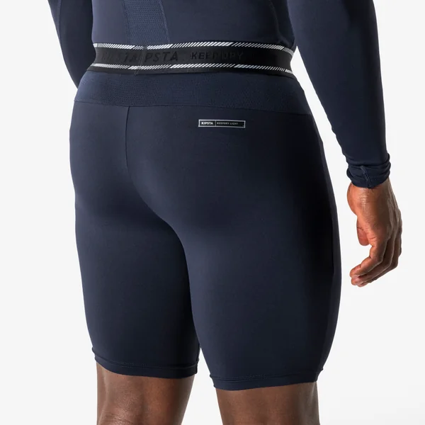 Sous-short de foot mixte Keepdry light marine