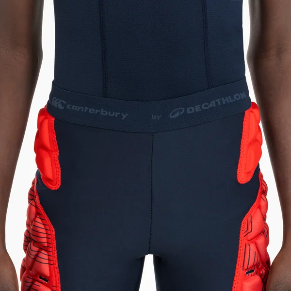 Sous-short de protection de rugby Enfant - R500 Decathlon | Canterbury bleu