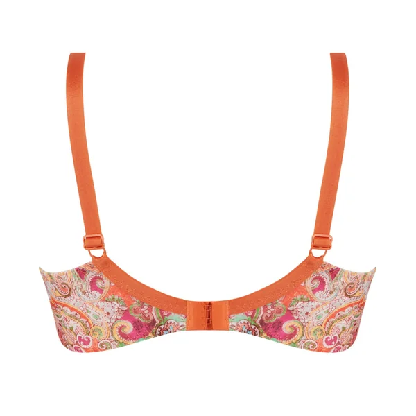 Soutien gorge armature Cachemire en Fete Orange